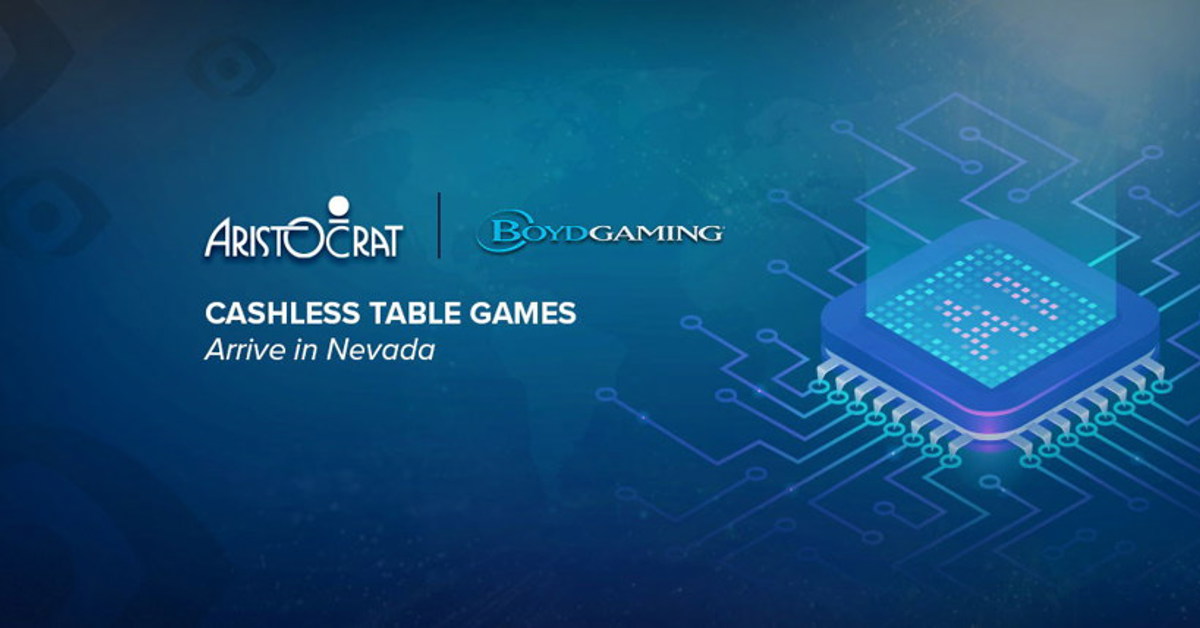 Aristocrat Gaming has introduced a cashless table games in Nevada