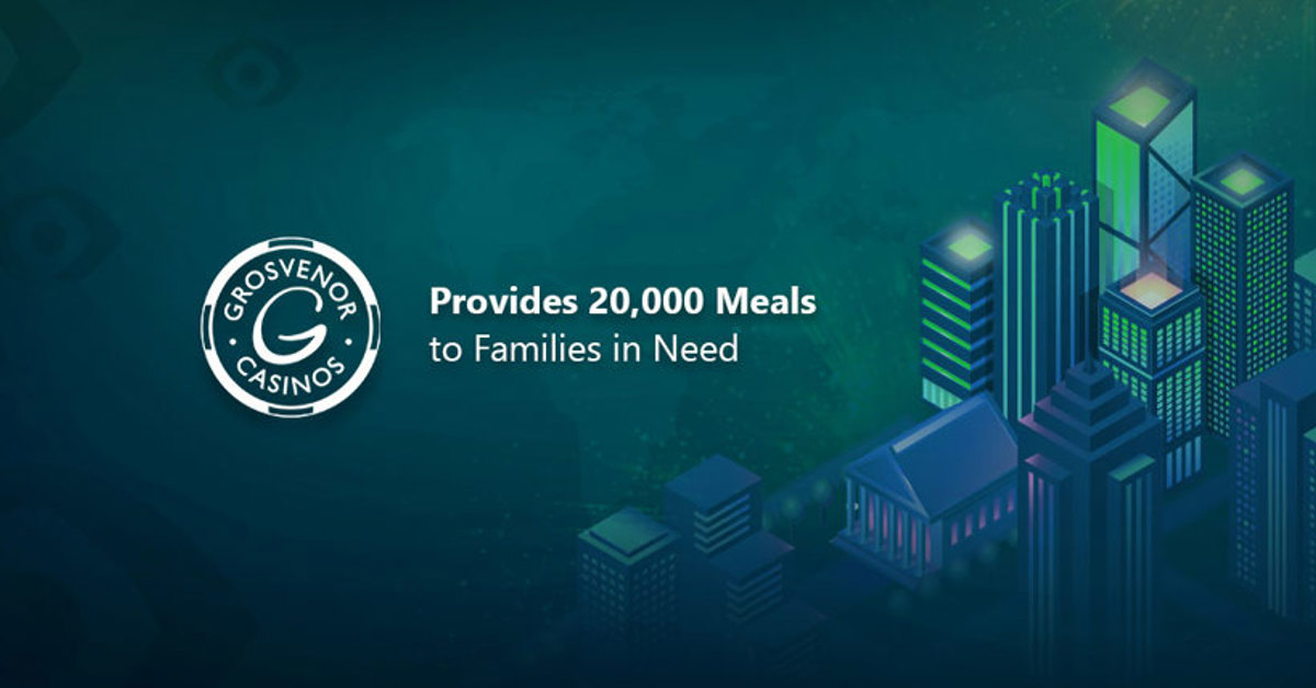 Grosvenor Casino donated 25,000 meals