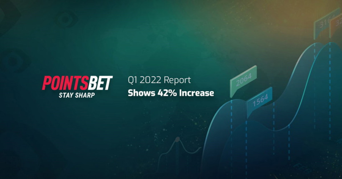 PointsBet Holdings has published its financial results for Q1 2022
