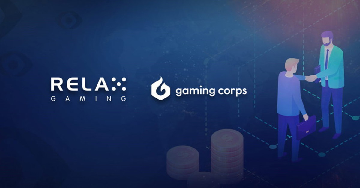 Relax Gaming has signed a content deal with Gaming Corps