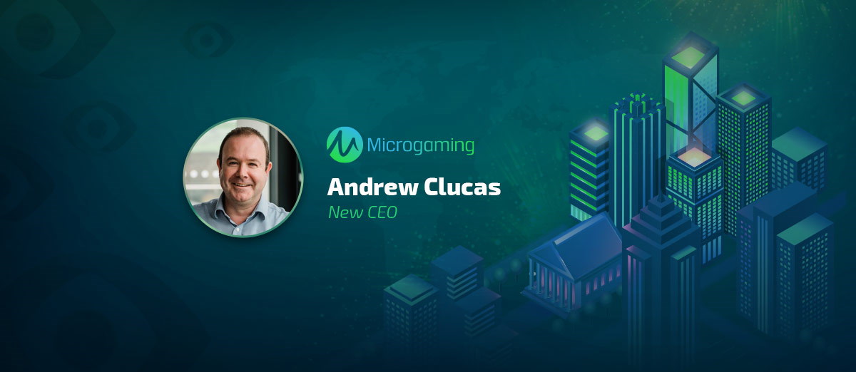 Andrew Clucas is the new CEO of Microgaming
