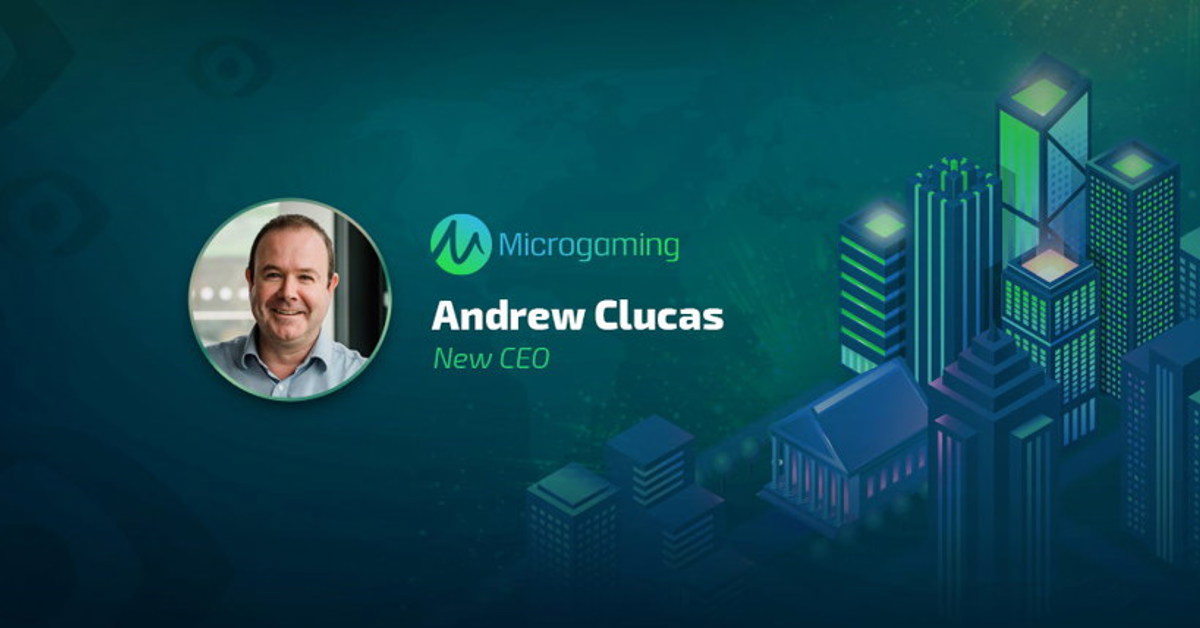 Andrew Clucas is the new CEO of Microgaming