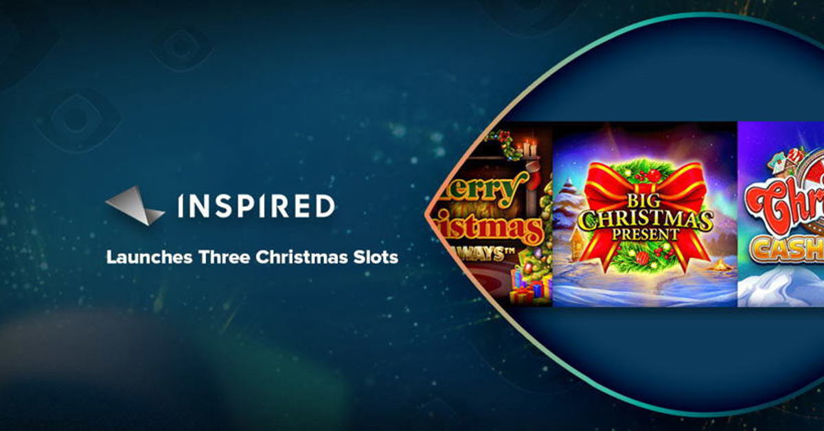 Inspired Entertainment has launched three christmas slots