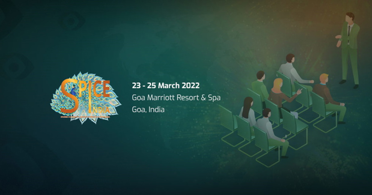 SPiCE India will be taking place at Goa Marriott Resort & Spa in Goa