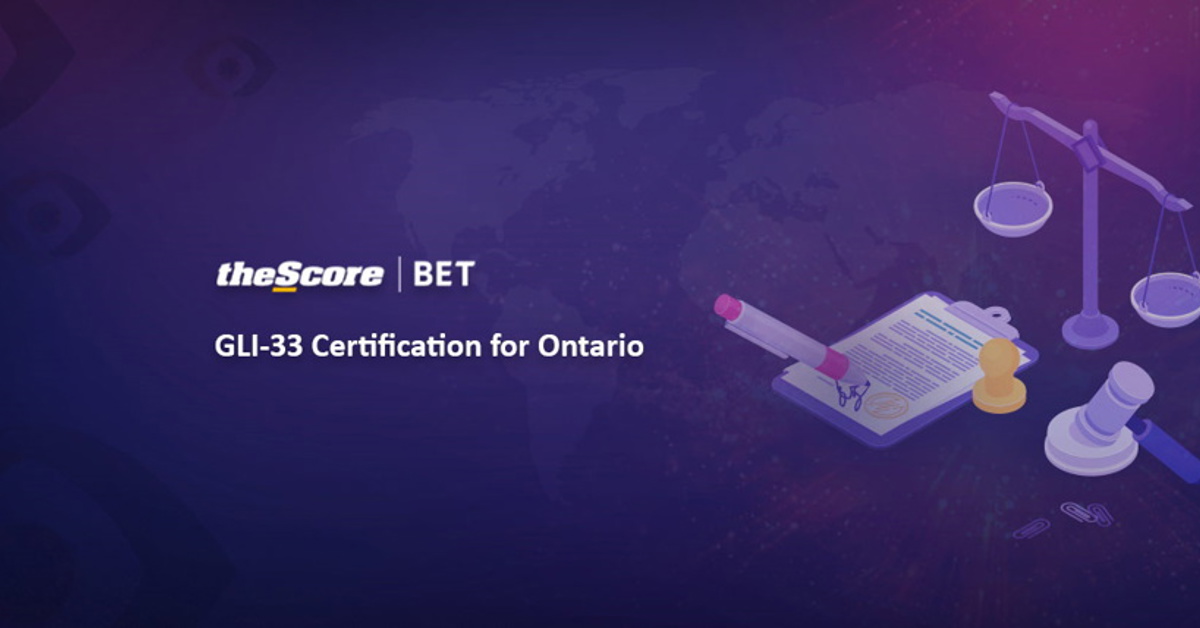 TheScore Bet has received gaming certification