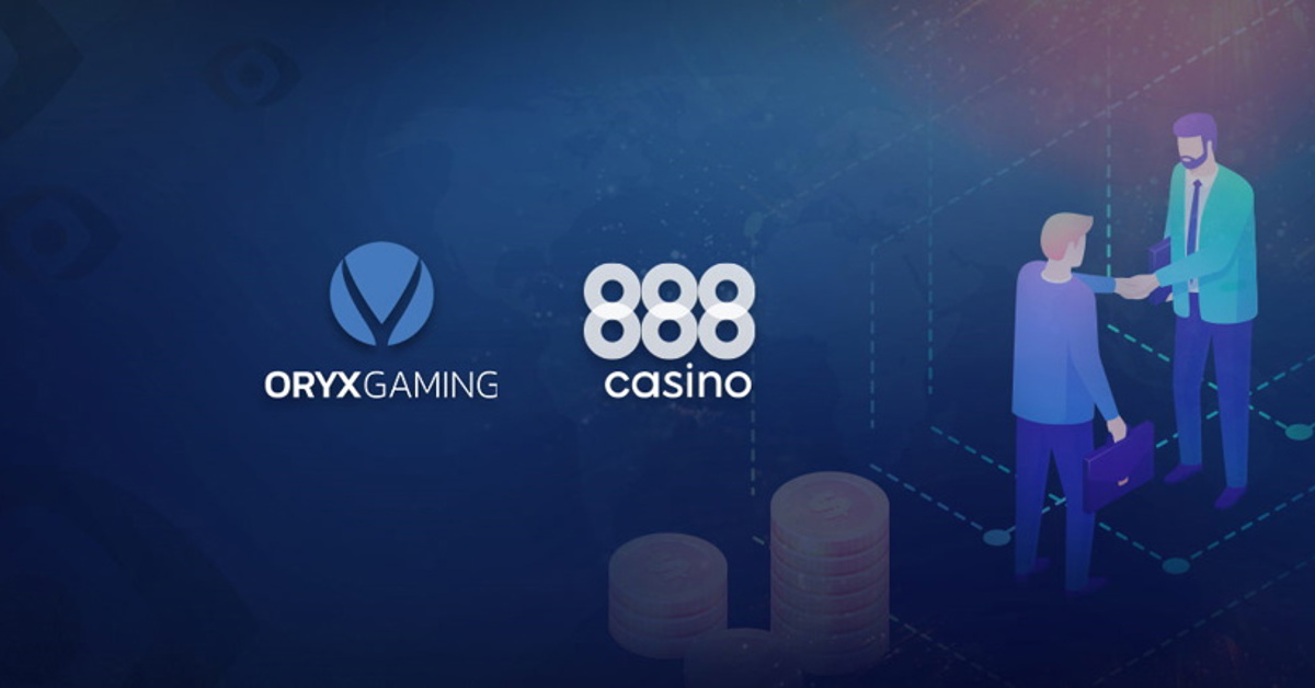 Oryx Gaming has signed a content deal with 888casino