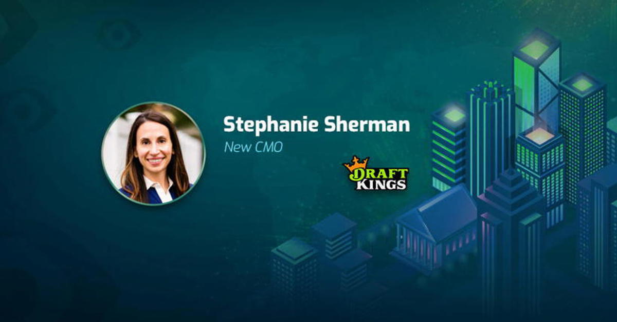 DraftKings has appointed Stephanie Sherman as CMO