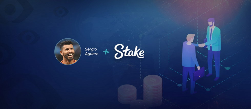 Stake has announced Sergio Aguero as new ambassador