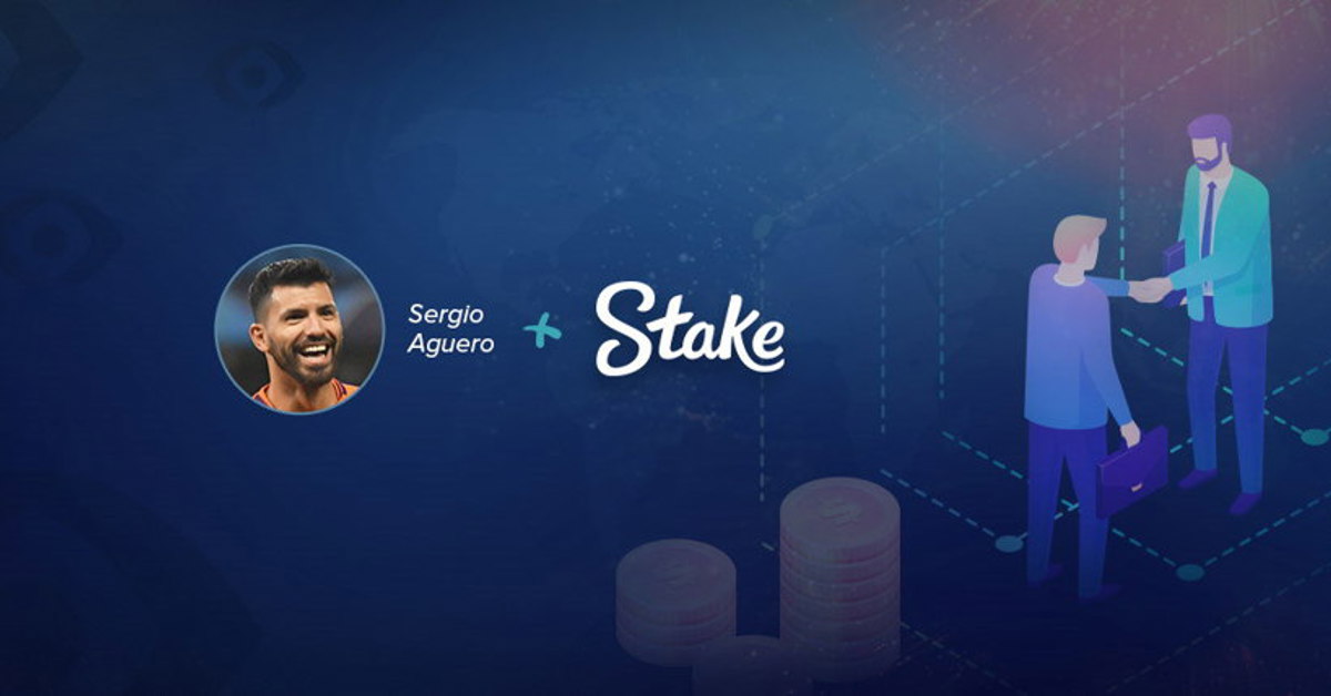 Stake has announced Sergio Aguero as new ambassador