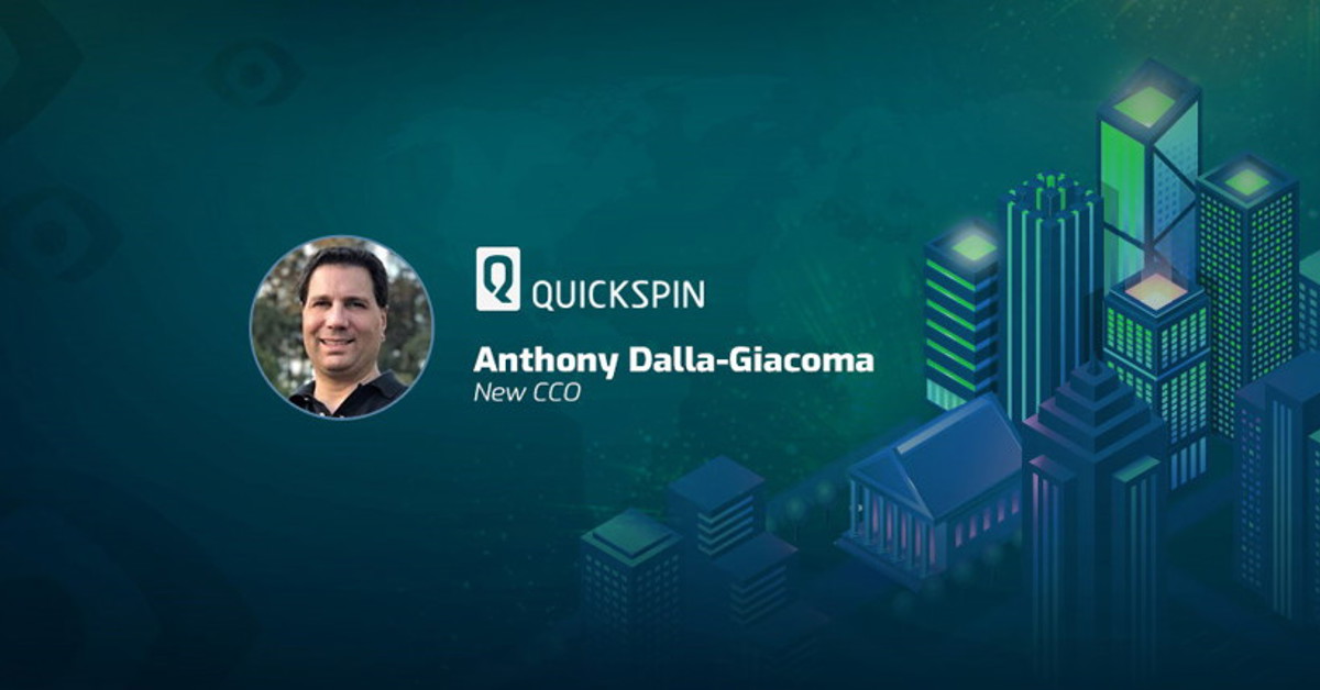 Quickspin has announced Anthony Dalla-Giacoma as new CCO