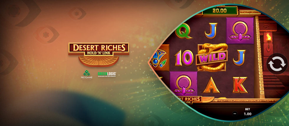 New Stakelogic Slot Desert Riches Hold ’n’ Link