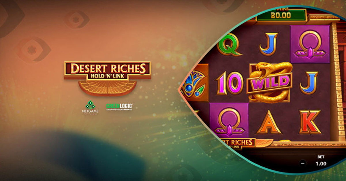 New Stakelogic Slot Desert Riches Hold ’n’ Link