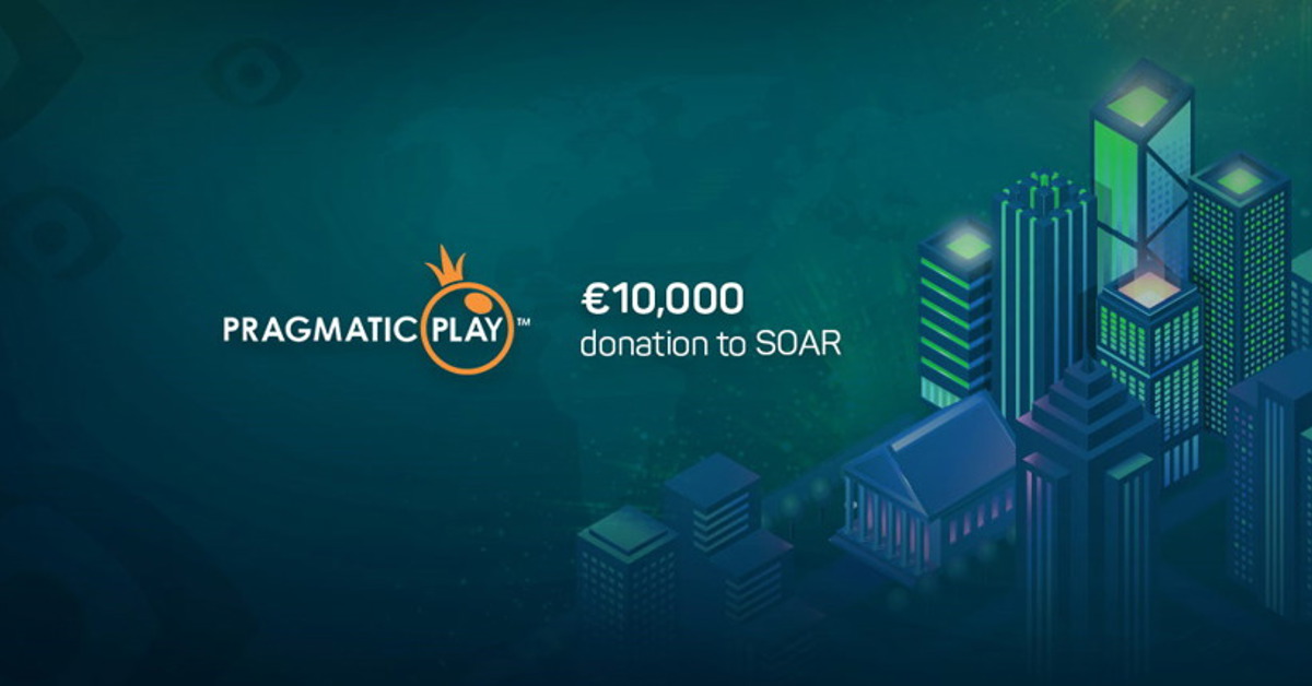 Pragmatic Play is marking with a €10,000 donation to SOAR
