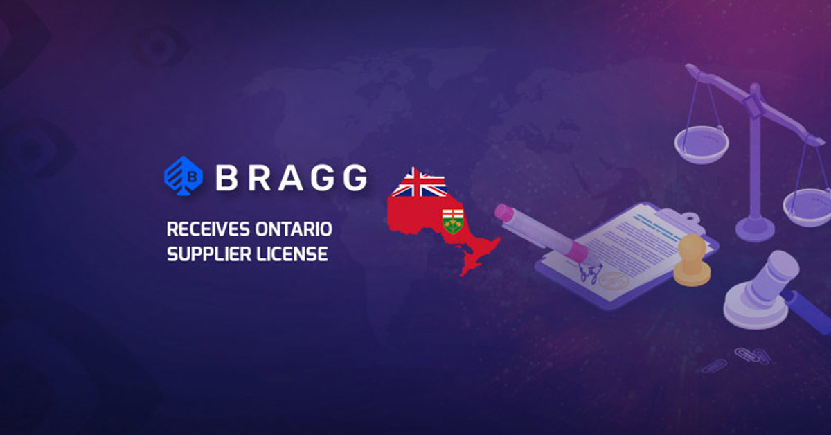 Bragg Gaming Licensed for Ontario Market