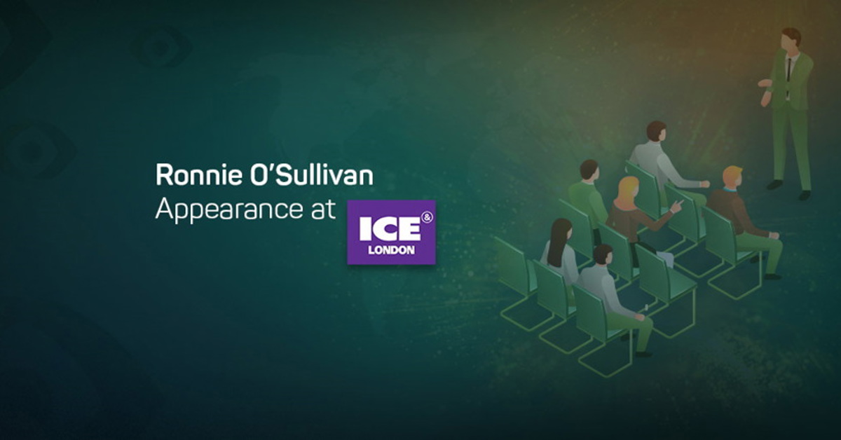 Ronnie O’Sullivan will be coming to ICE London