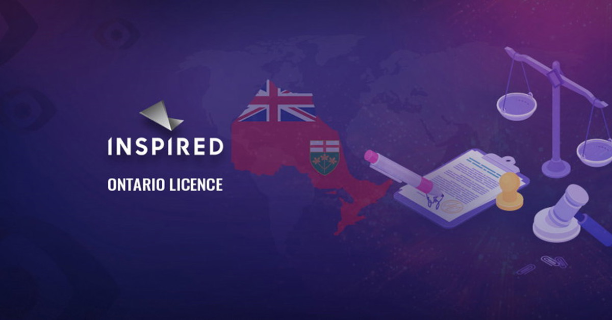 Inspired Entertainment has received Ontario Gaming license
