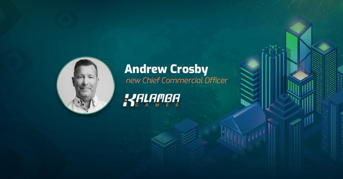 Kalamba Games has appointed Andrew Crosby as CCO