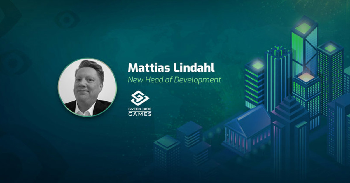 Mattias Lindahl Joins Green Jade Games as Head of Development