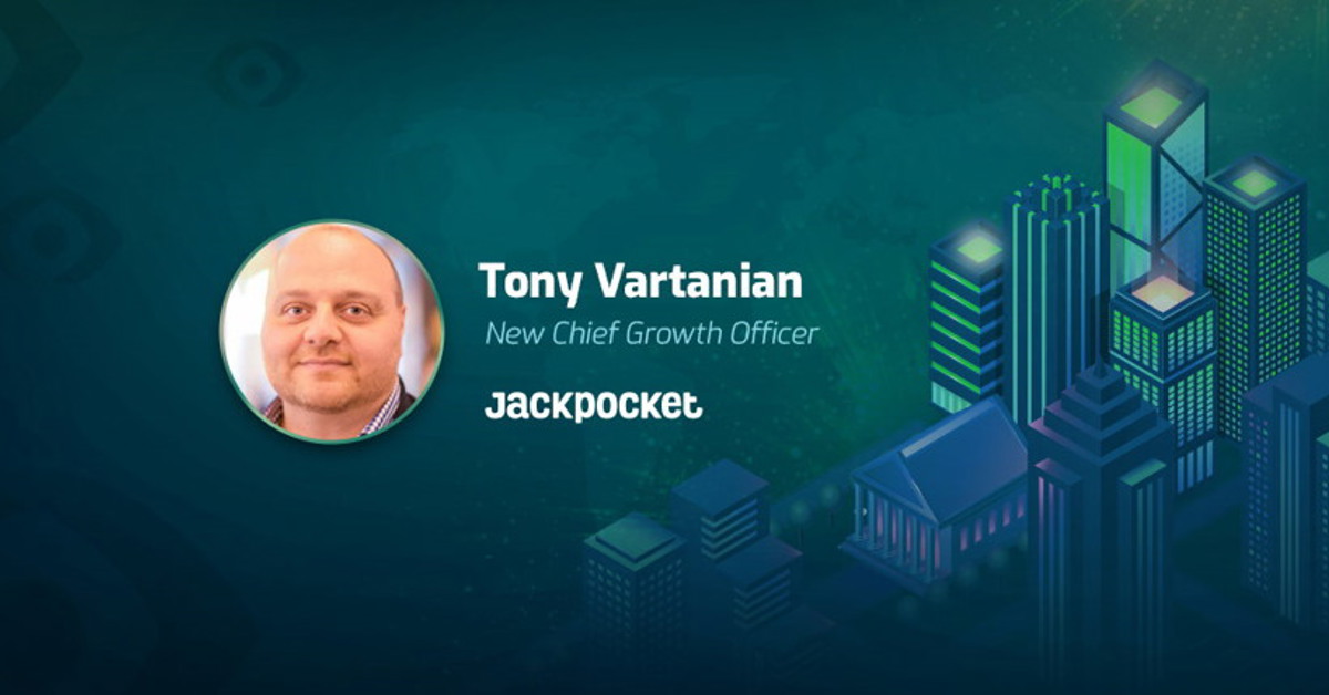 Jackpocket has appointed Tony Vartanian as Chief Growth Officer