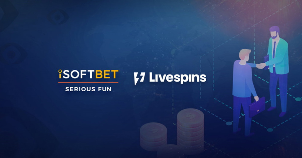 Livespins has announced a deal with iSoftBet