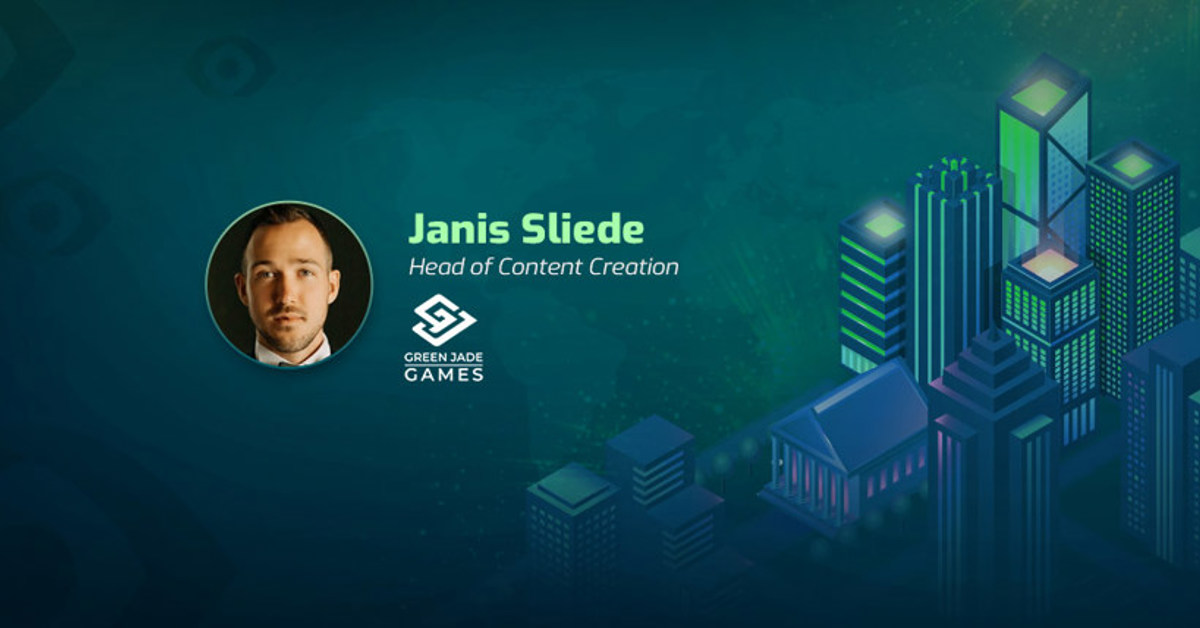 Janis Sliede Joins Team at Green Jade Games