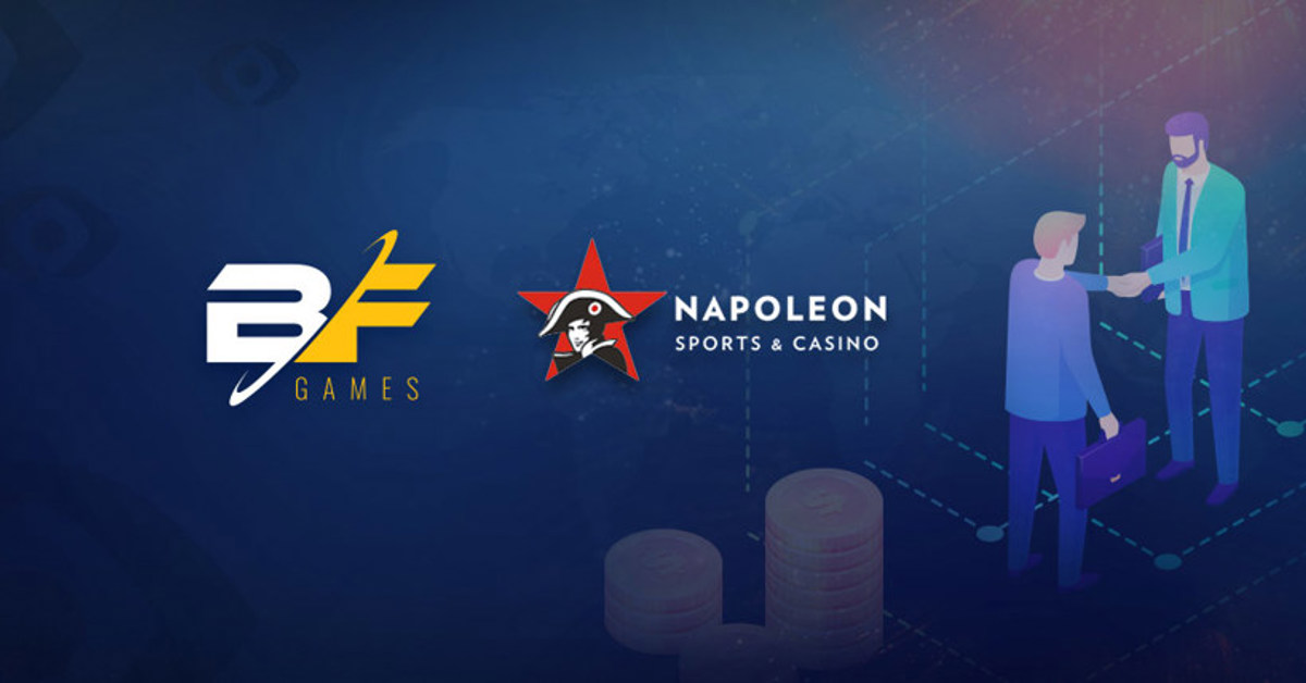 BF Games’ Portfolio Arrives at Napoleon Sports & Casino