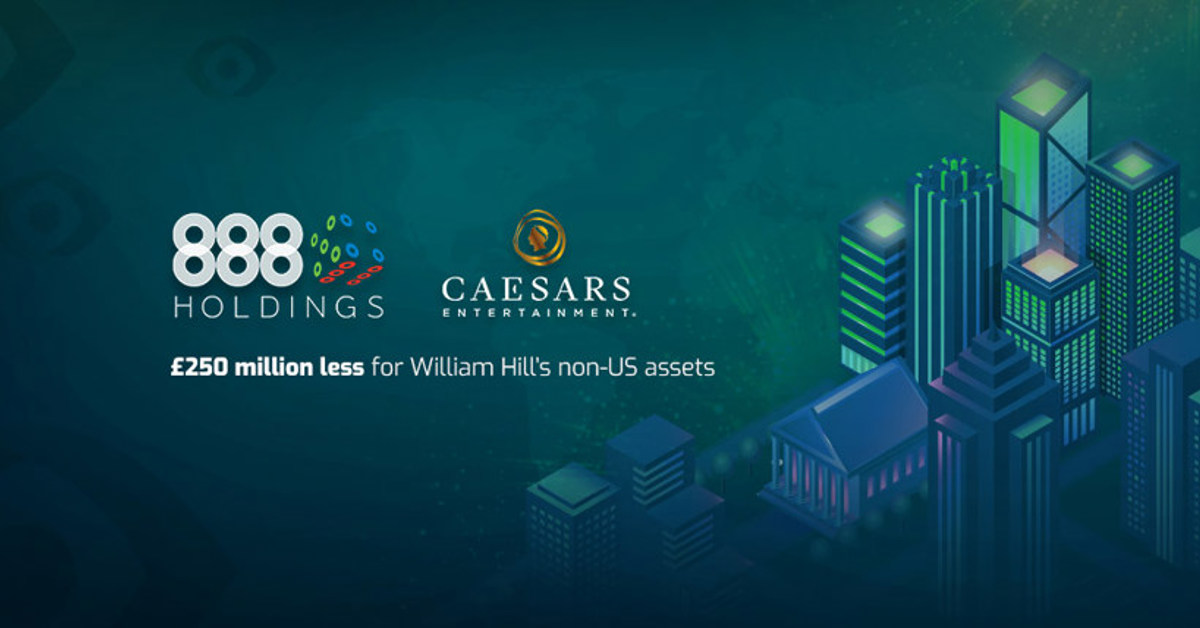 888 Renegotiations Purchase of William Hill’s Non-US Assets