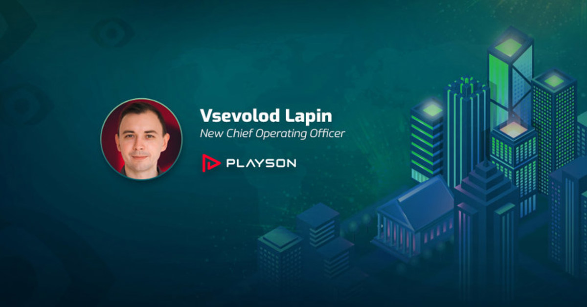 Vsevolod Lapin Named as New Playson COO