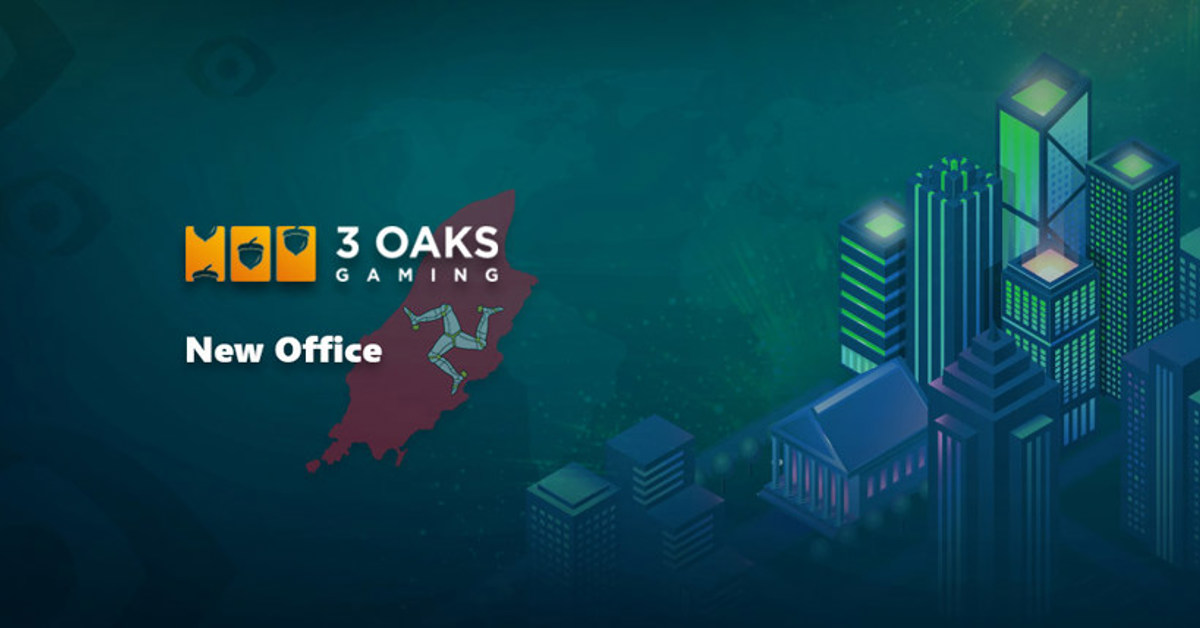 New Isle of Man Office for 3 Oaks Gaming