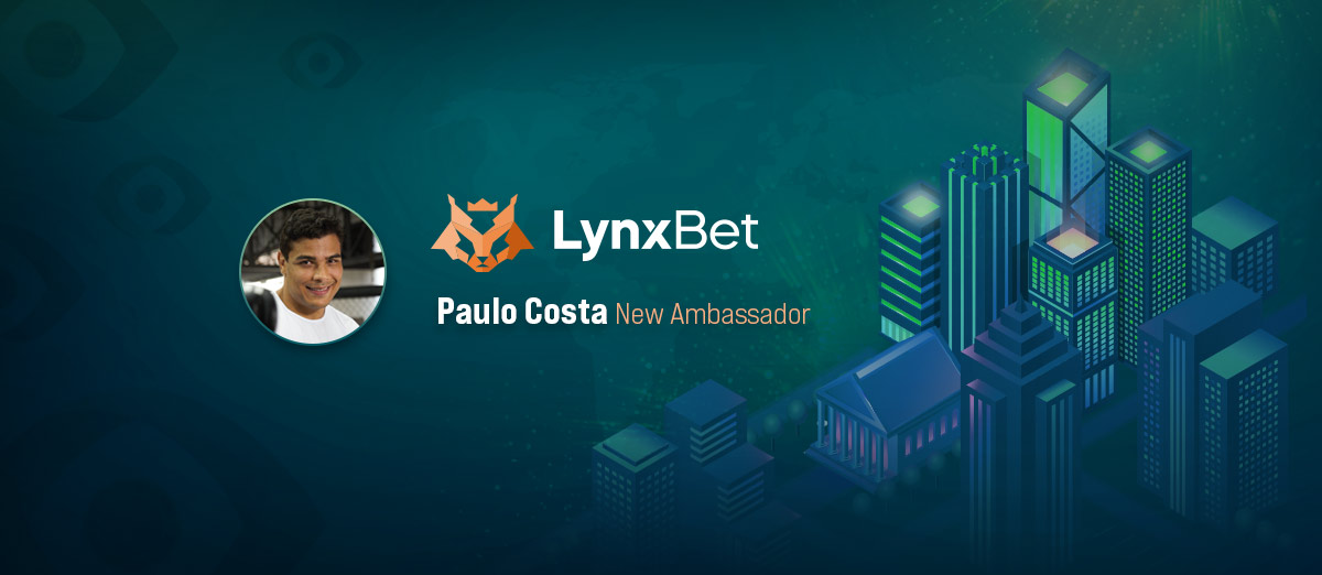 Paulo Costa signs as a new Brazil Ambassador for LynxBet