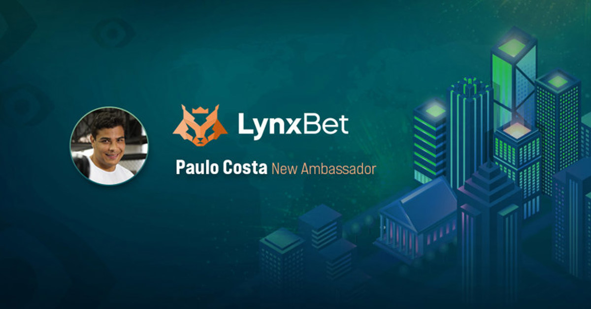Paulo Costa signs as a new Brazil Ambassador for LynxBet