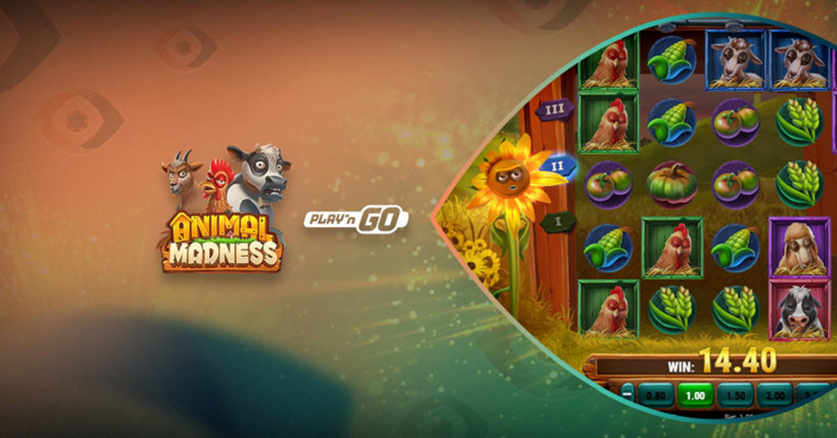 Play’n GO’s New Animal Madness Slot