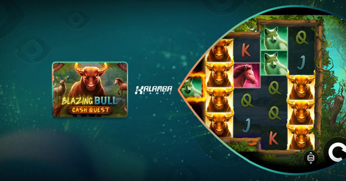 Kalamba Games Releases Blazing Bull: Cash Quest Slot