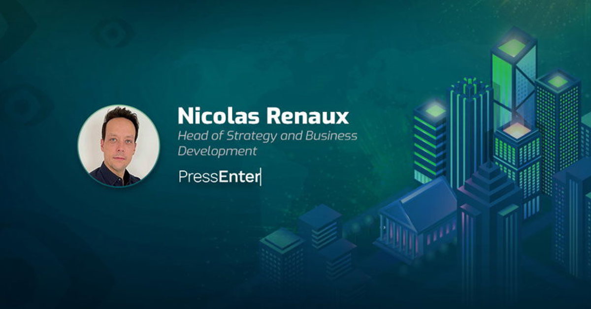 PressEnter appoints Nicolas Renaux as Head of strategy and business development