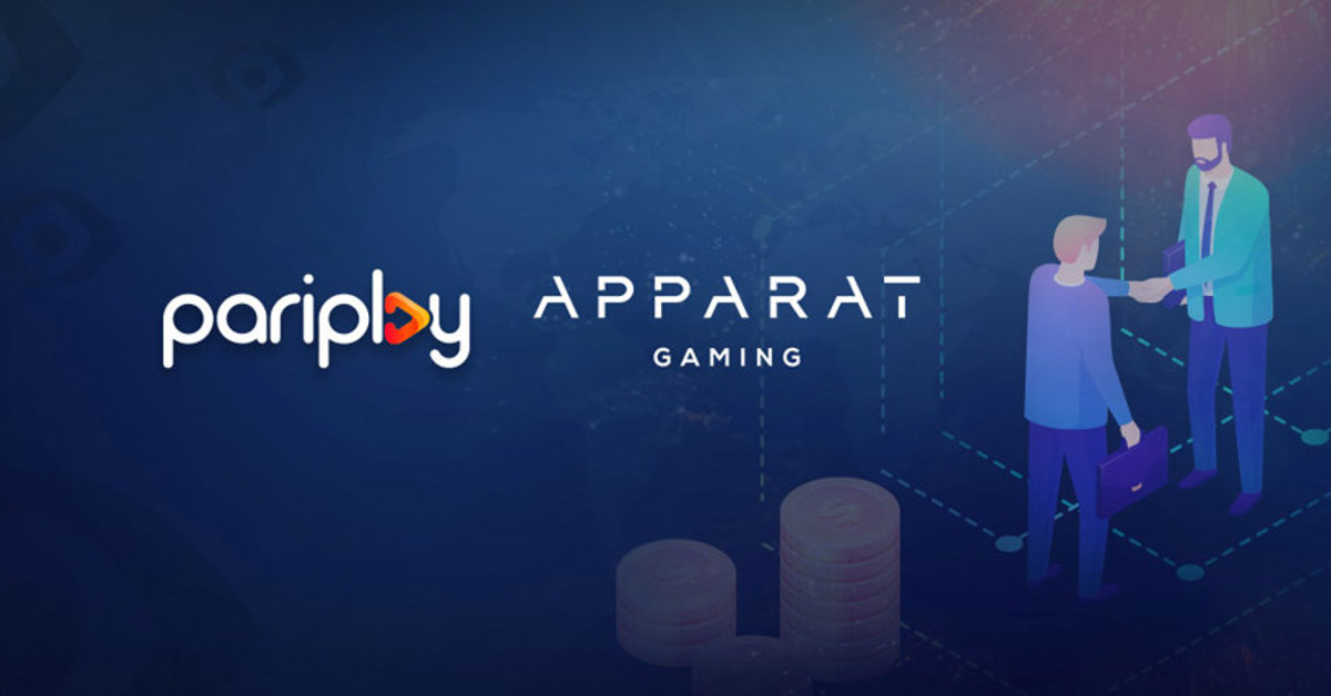 Pariplay has signed with Apparat Gaming