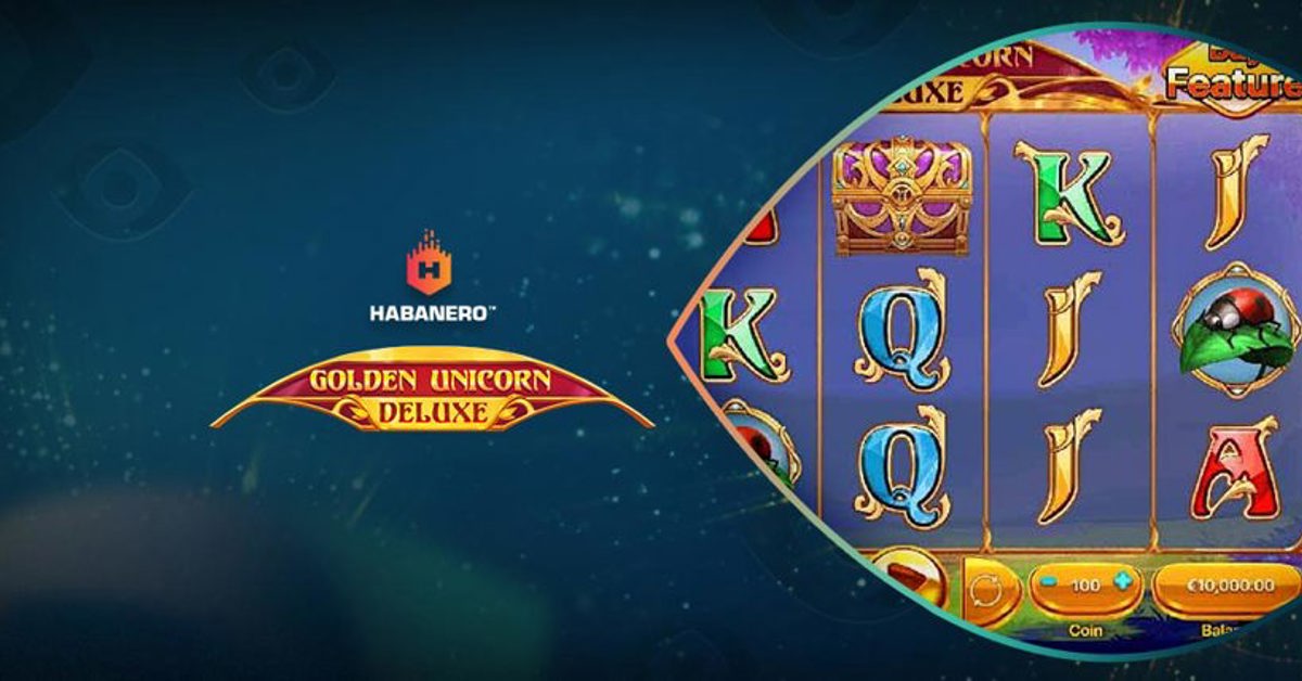 Habanero Releases Golden Unicorn Deluxe Slot