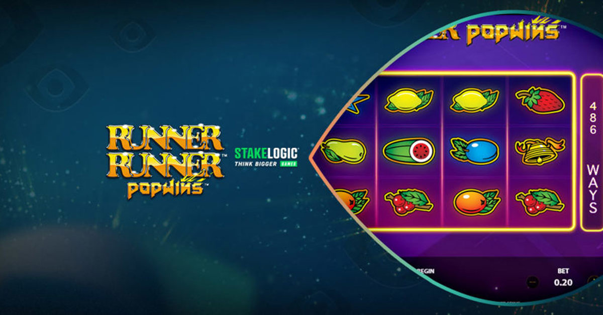 Stakelogic Launches New Slot Runner Runner Popwins
