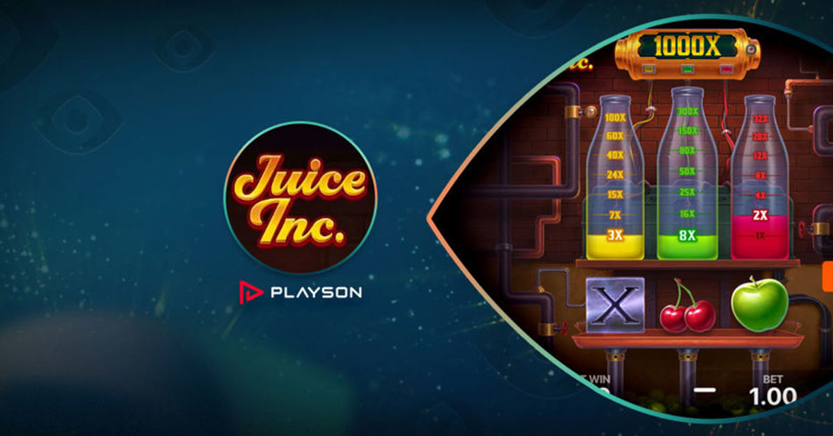 Playson Launches Juice Inc. Slot