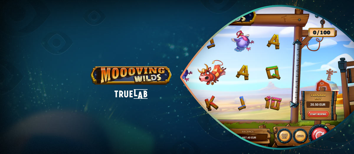 TrueLab Releases Moooving Wilds Slot