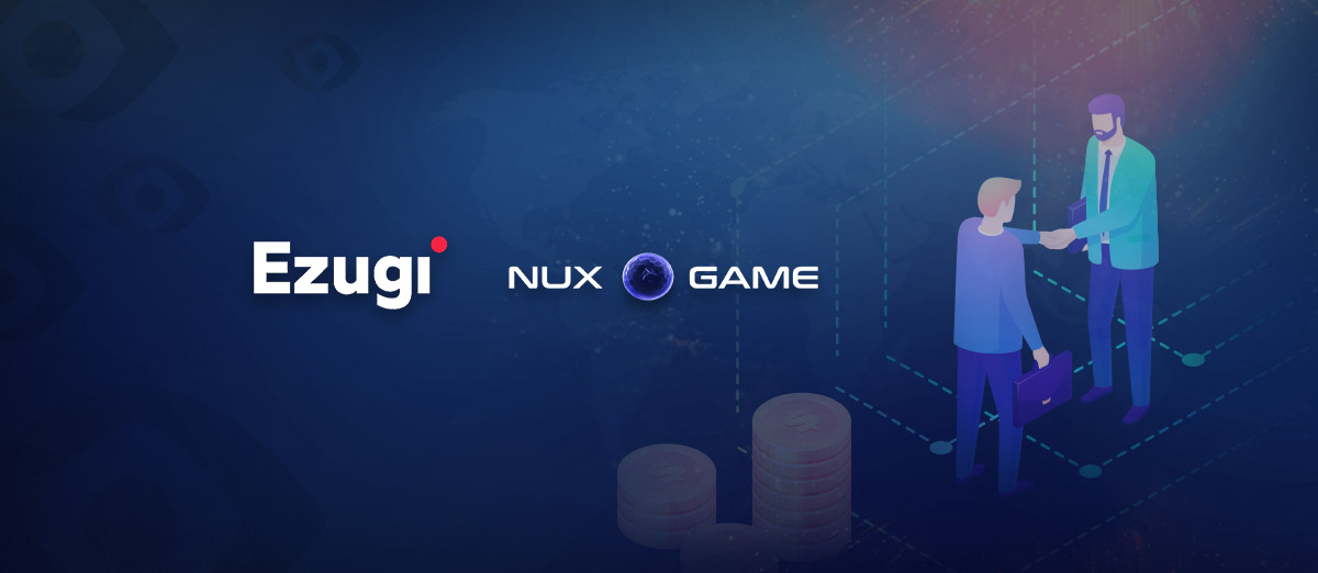 Ezugi Supplies Live Casino Content in Deal with NuxGame