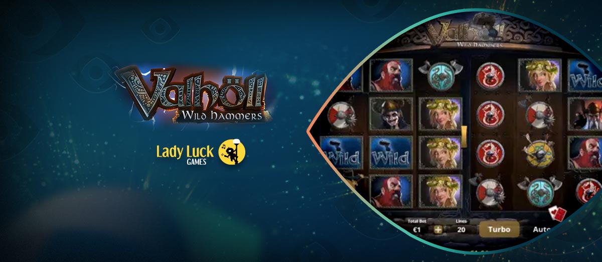 Lady Luck Games Releases Valholl Wild Hammers Slot