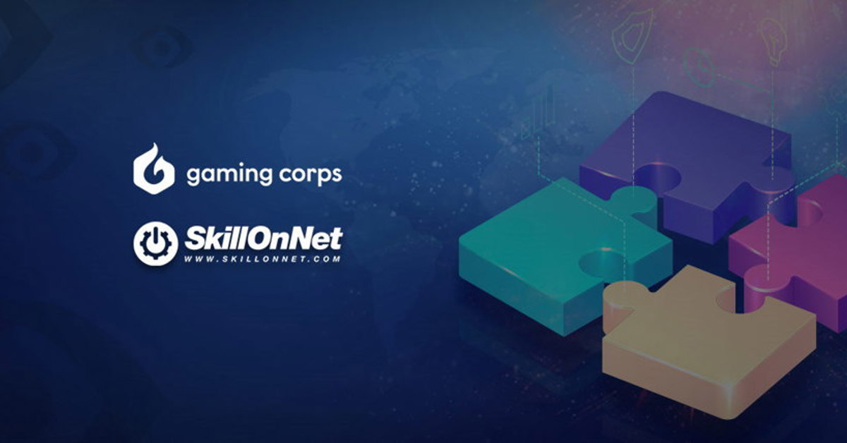 SkillOnNet has integrated games from Gaming Corps