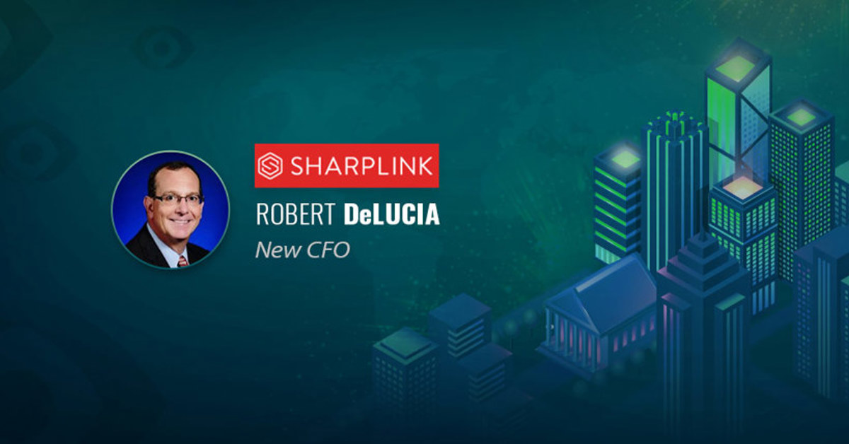 SharpLink hires CFO Robert DeLucia