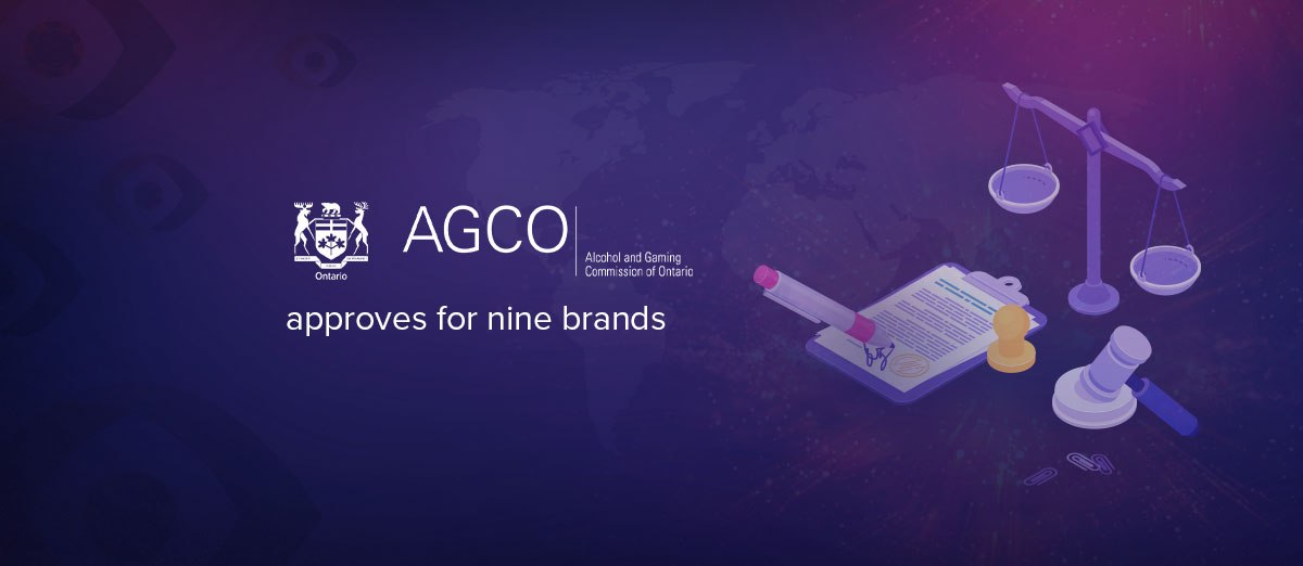 AGCO licenses nine websites