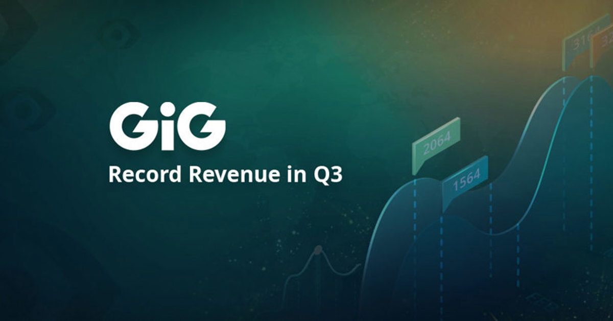 GiG record revenues in Q3