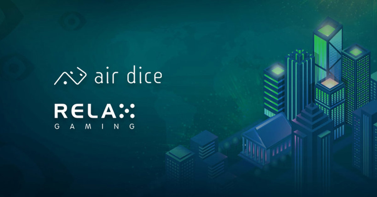 Air Dice becomes Relax Gaming partner