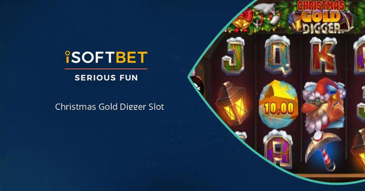 iSoftBet’s new Christmas Gold Digger slot