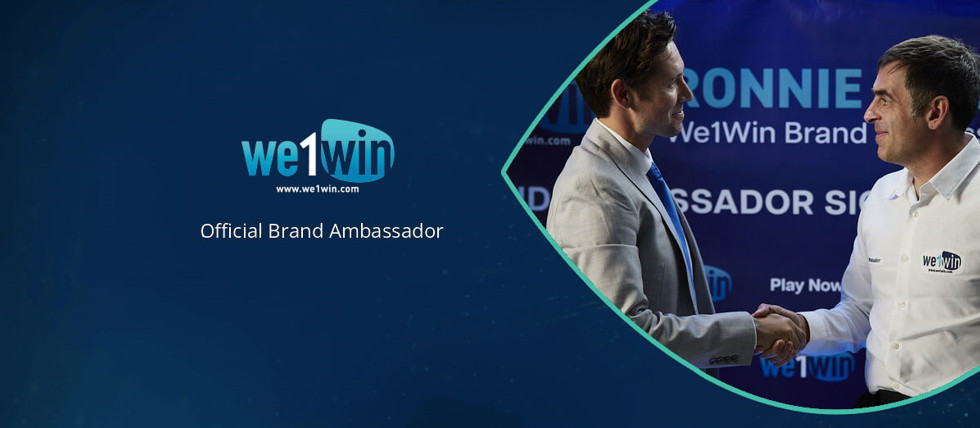 Ronnie O’ Sullivan We1Win Ambassador