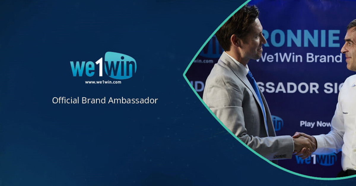 Ronnie  O’ Sullivan We1Win Ambassador