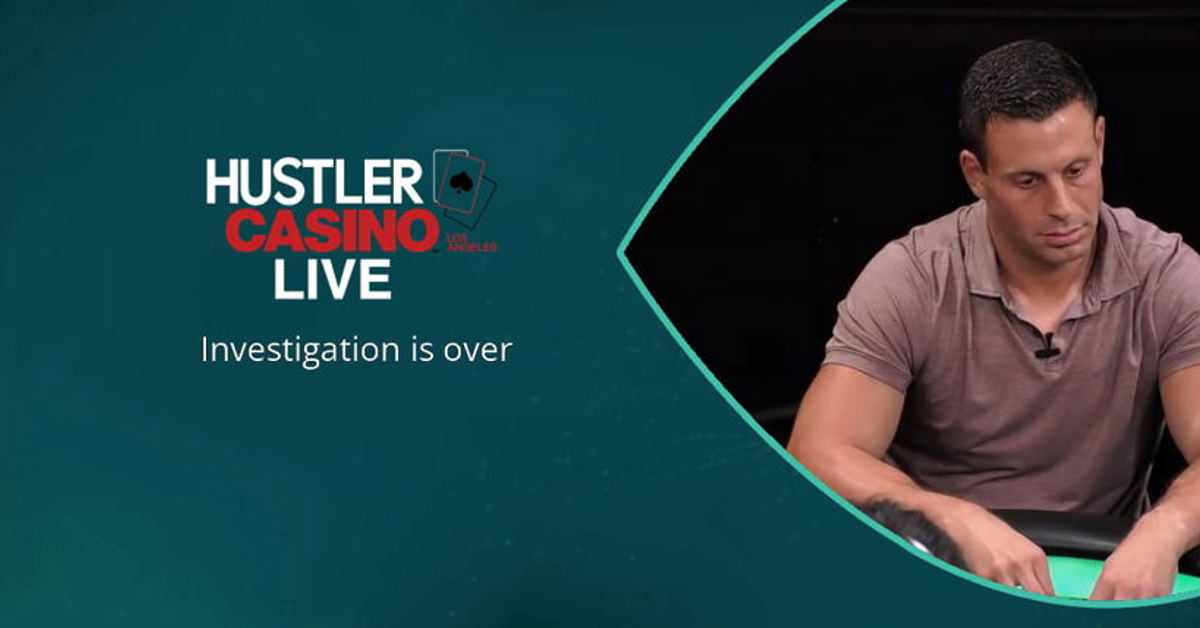 Hustler Casino Live's investigation is over